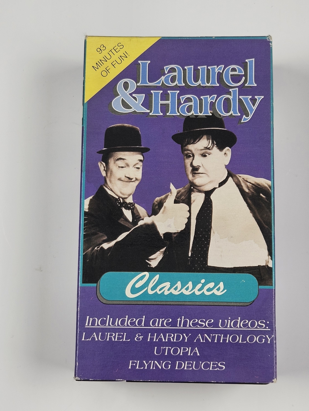 Laurel & Hardy Classics 2 VHS Set Anthology Utopia Flying Deuces 1990 Simitar